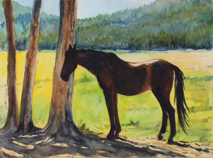 Afternoon Light, Original Watercolor Painting