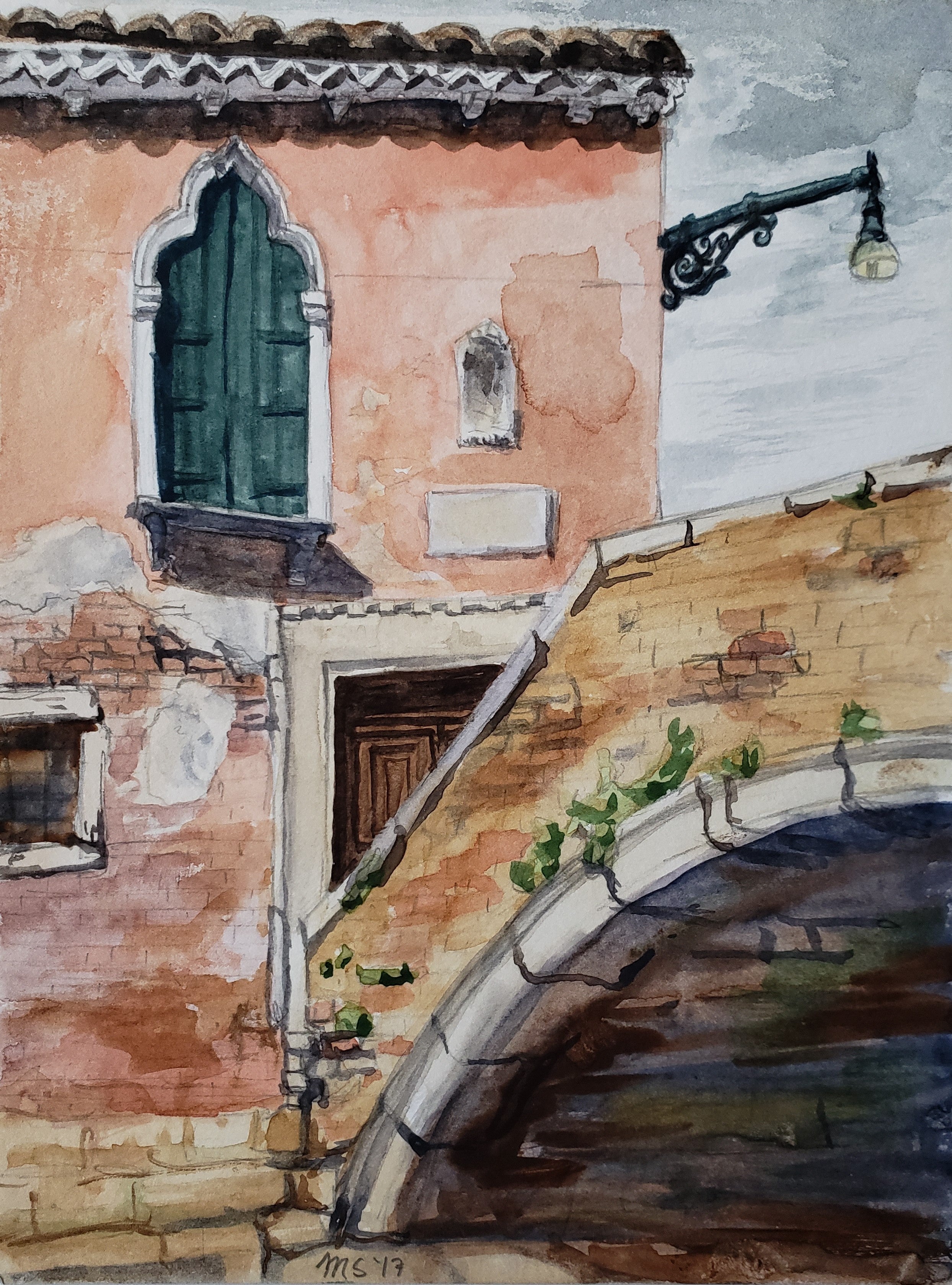 Venice View 1, Fine Art Print, 8"x10"